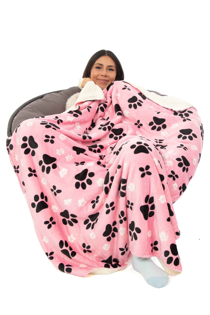 Pretty Paws - Sherpa Blanket