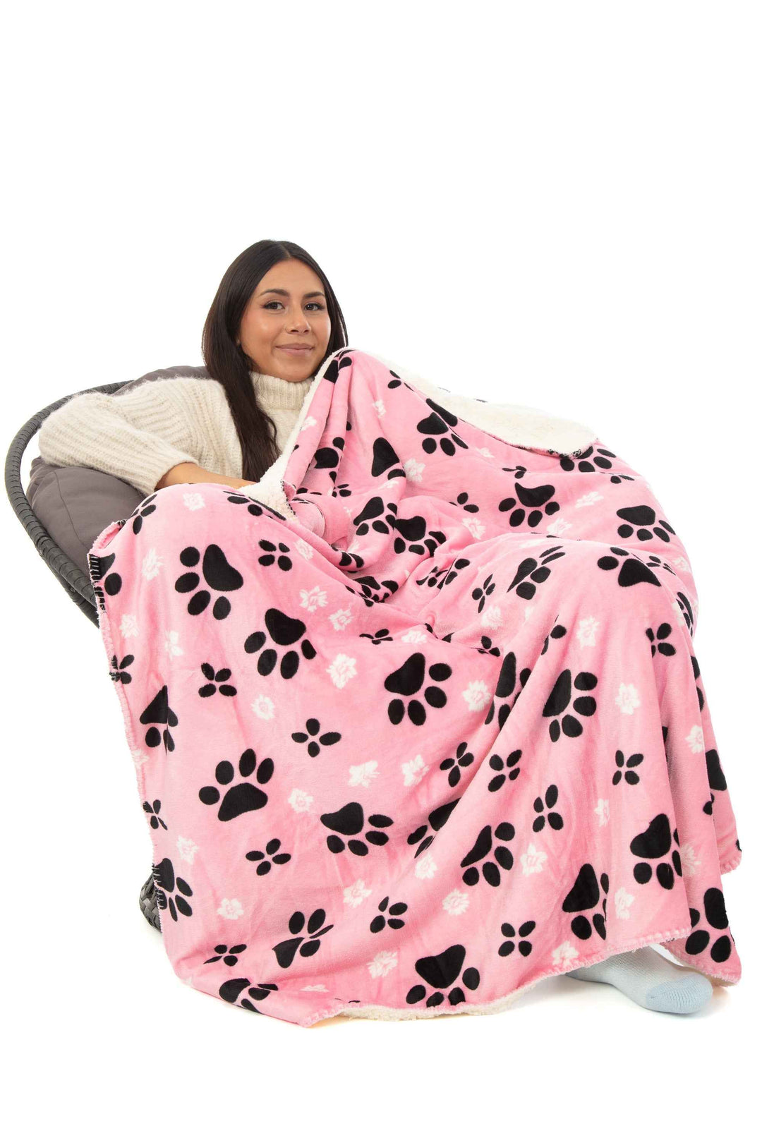 Pretty Paws - Sherpa Blanket