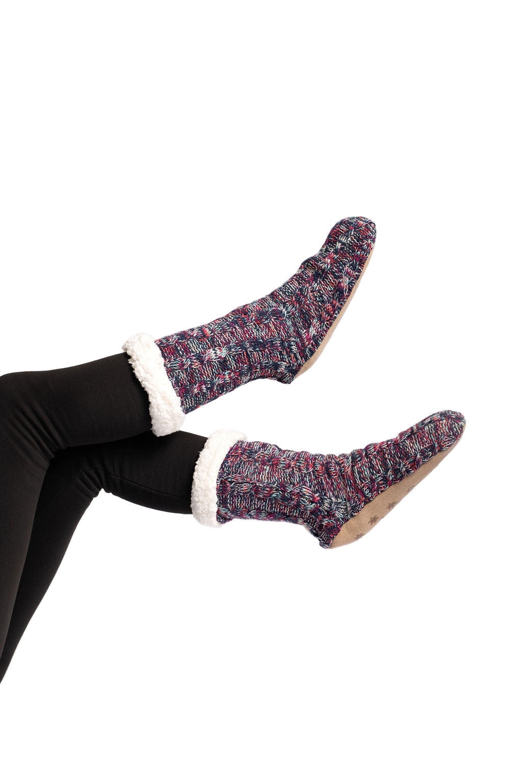 Multicolored - Cozy Slipper Socks