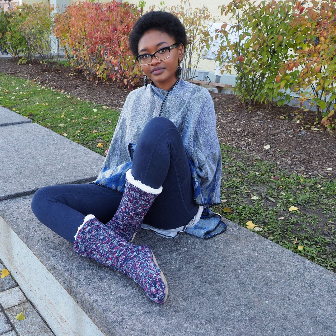 Multicolored - Cozy Slipper Socks