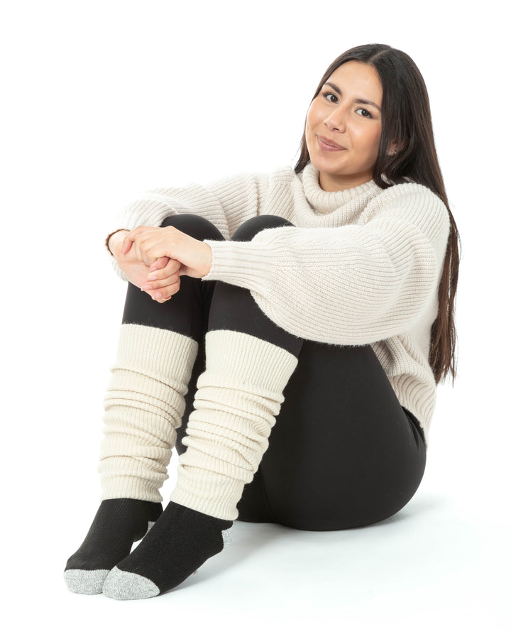 Beige - Leg Warmer