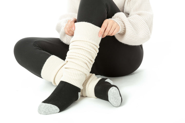 Beige - Leg Warmer