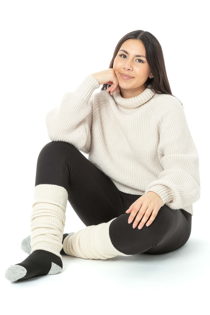 Beige - Leg Warmer