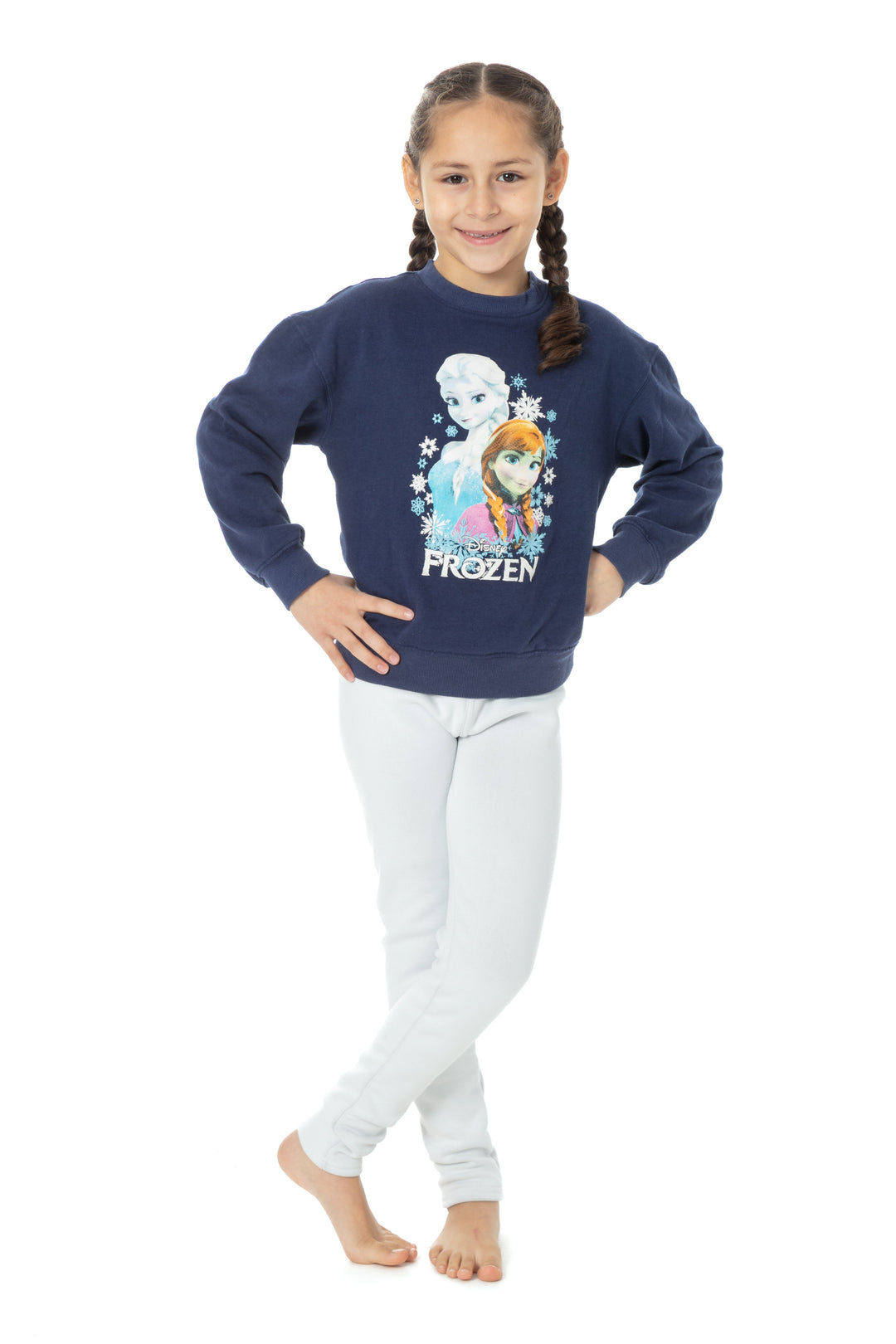 White Kid's - Cozy Lined Leggings