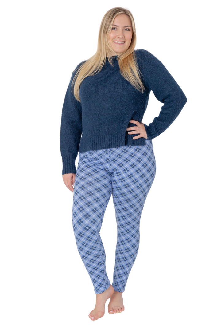 Blue Checker - Cozy Lined