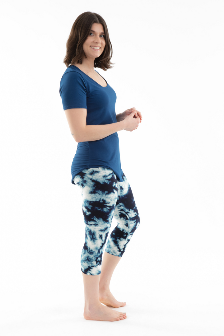 Navy Blue Dye - Capris