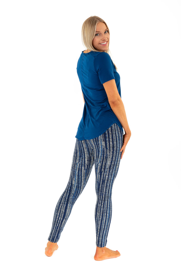 Vintage Blue Lines - All Season Leggings