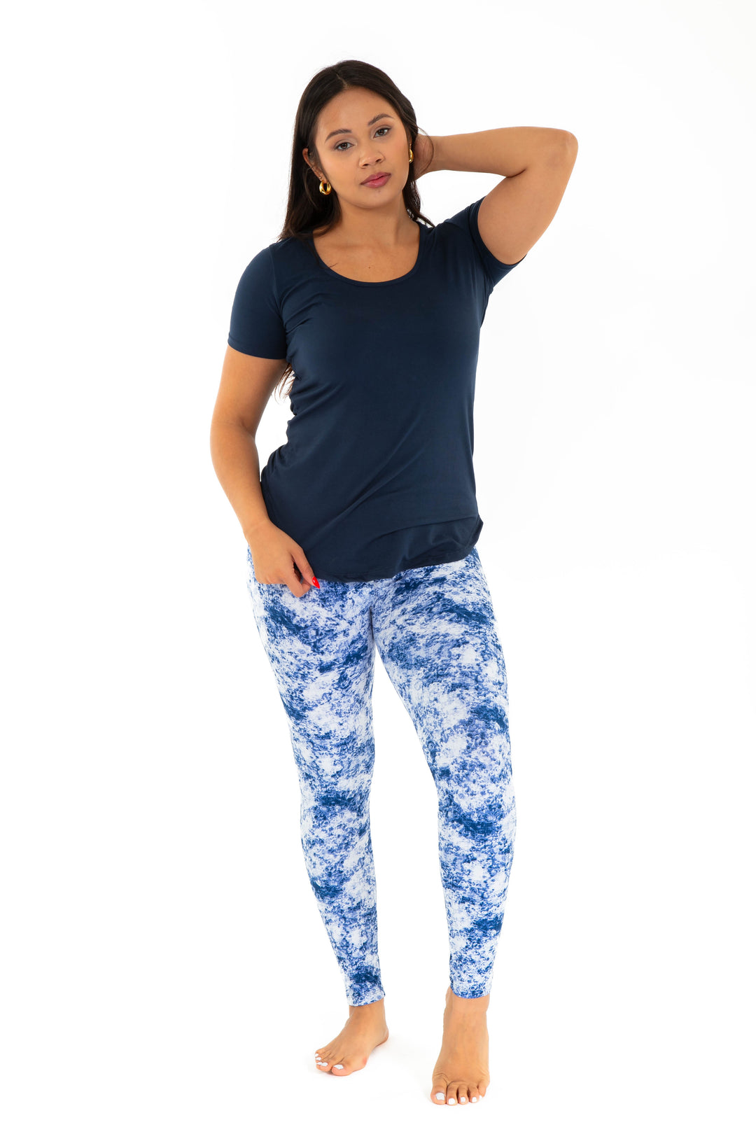 Soft Navy Dye - All Season Leggings