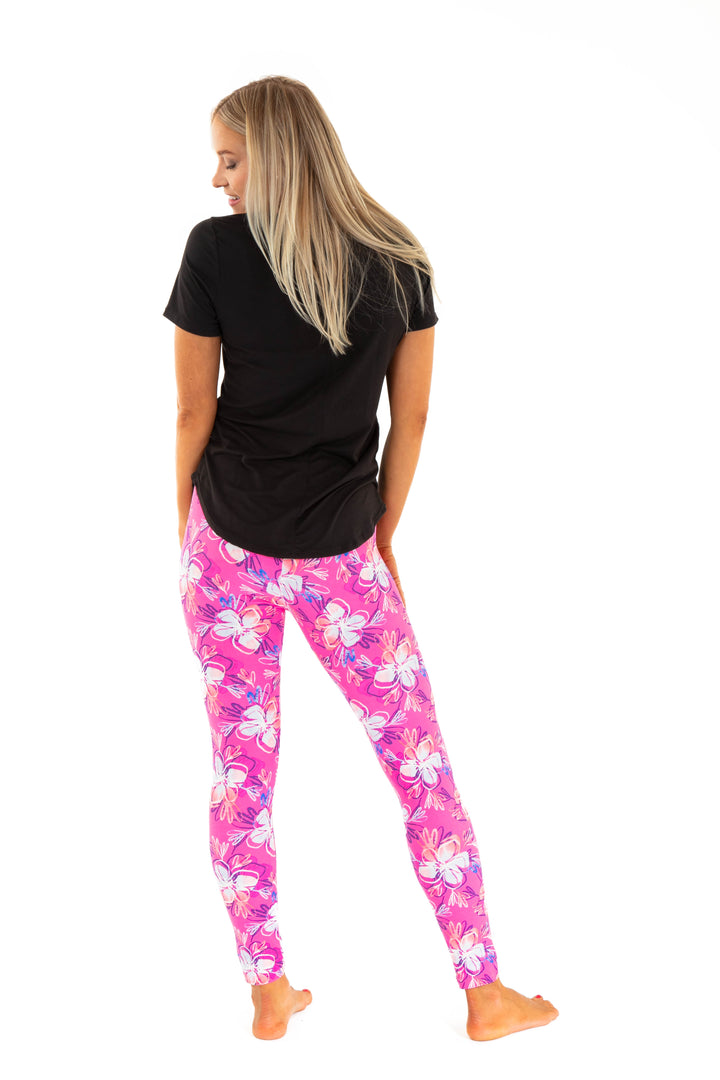 Magnolia in Pink - All Season Leggings