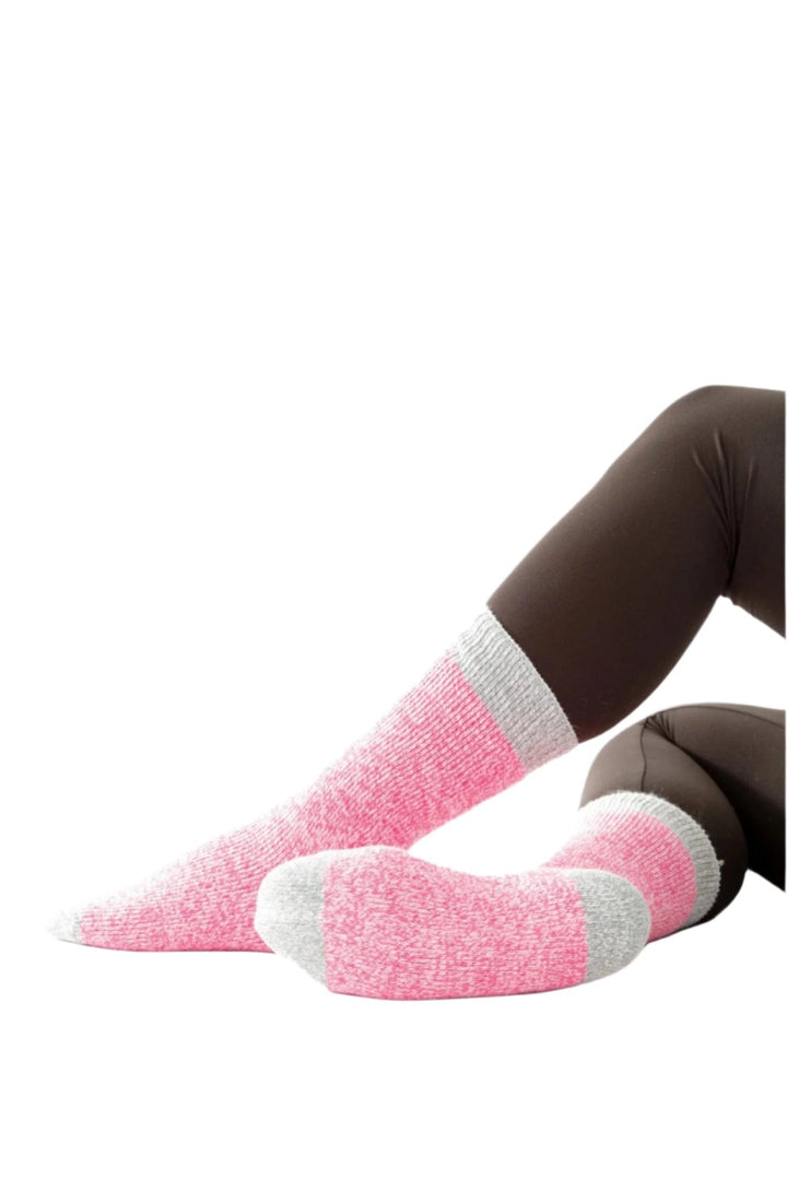 Grey & Pink - Thermal Socks