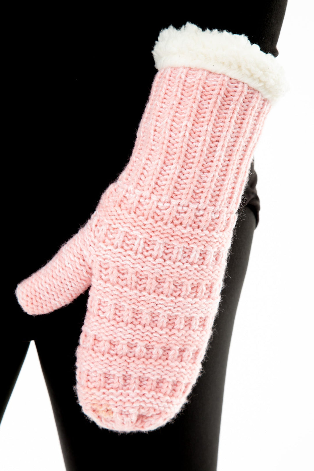 Pink - Cozy Lined Mittens