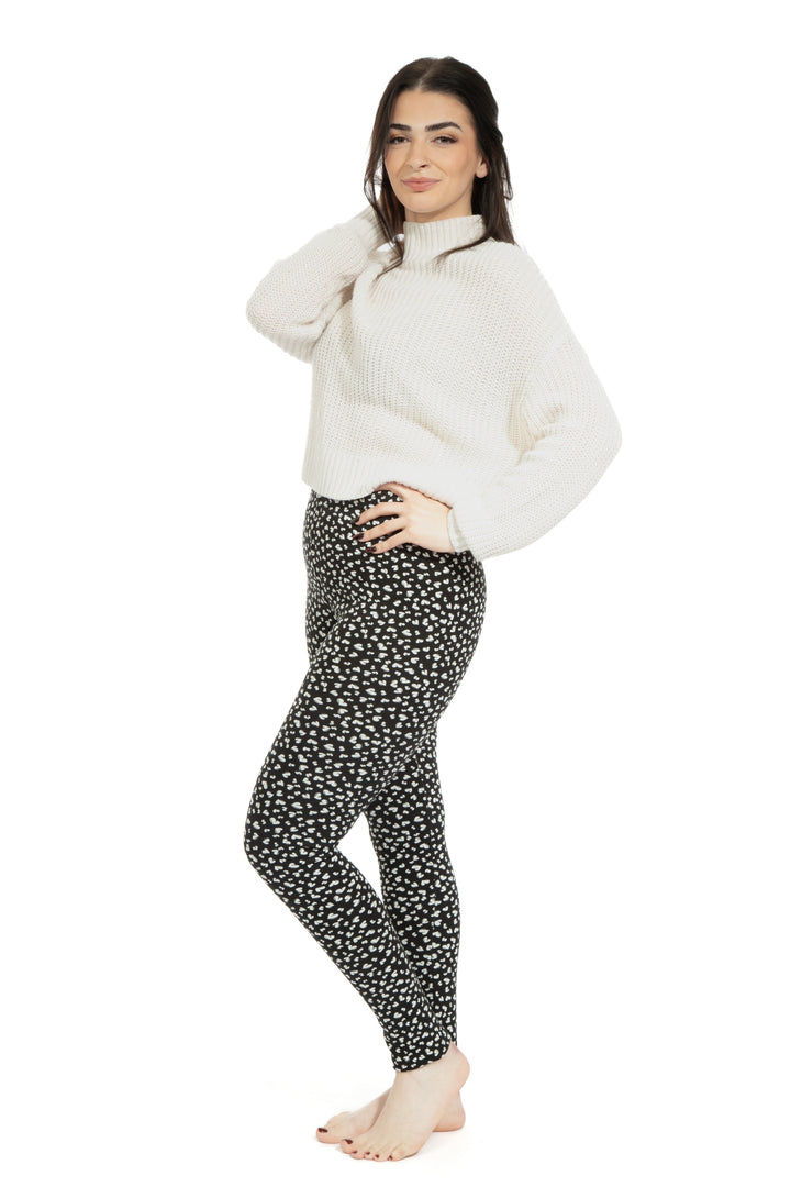 Little Hearts - Cozy Lined Leggings