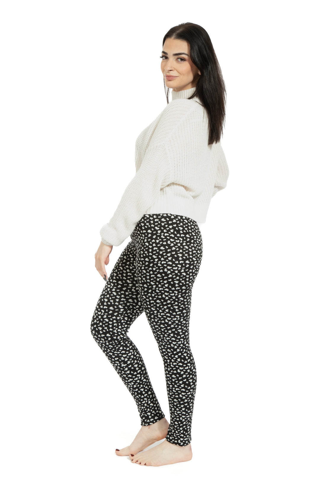 Little Hearts - Cozy Lined Leggings