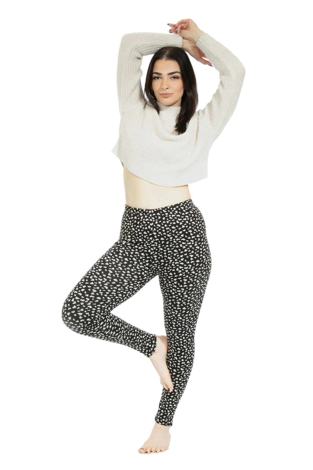 Little Hearts - Cozy Lined Leggings