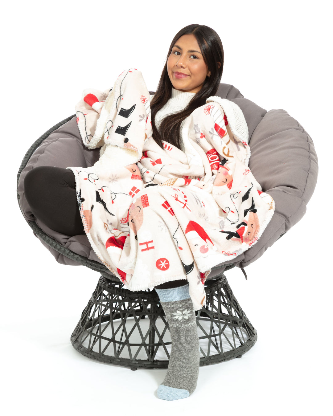 Cozy Claus - Sherpa Blanket