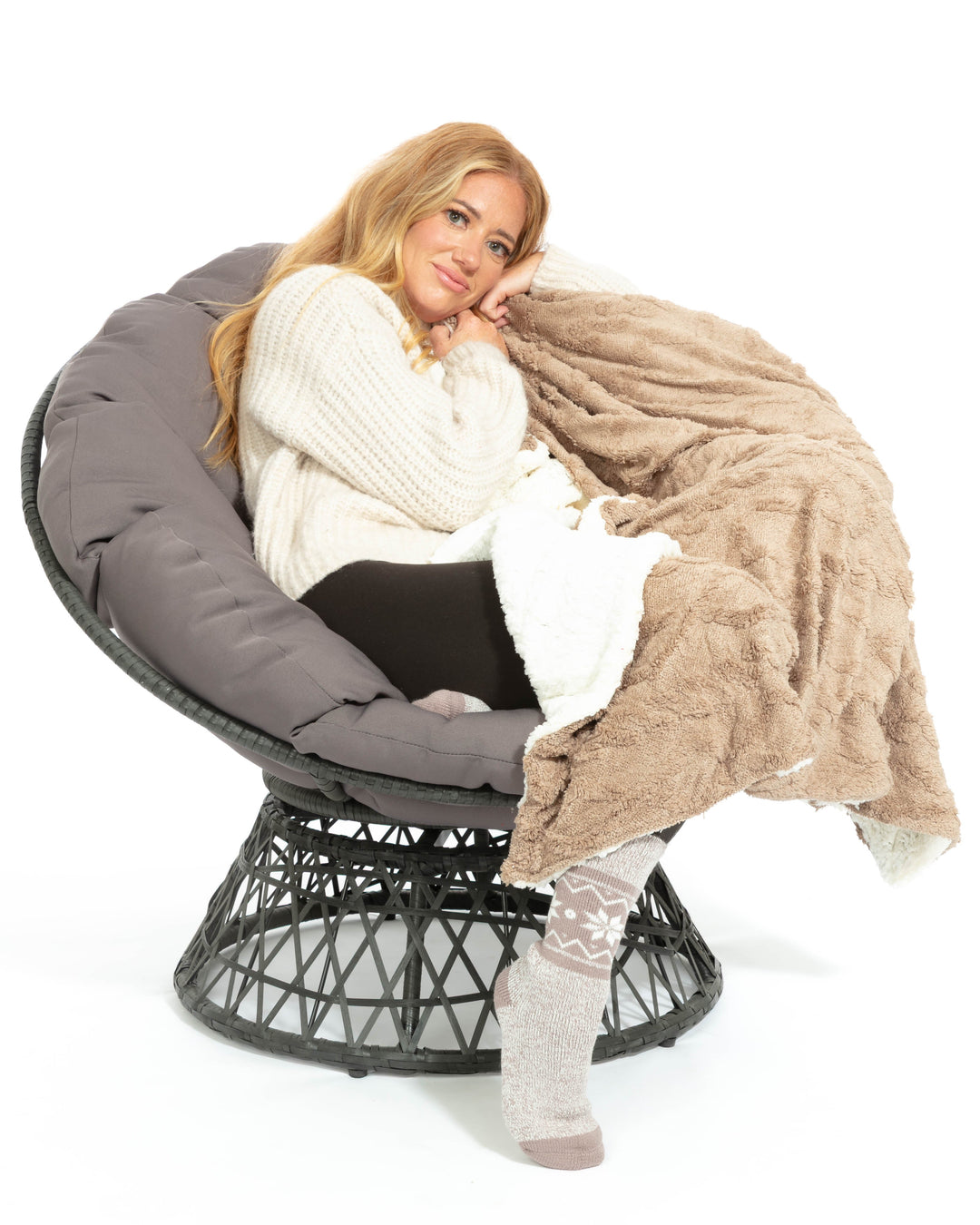 Walnut - Sherpa Blanket