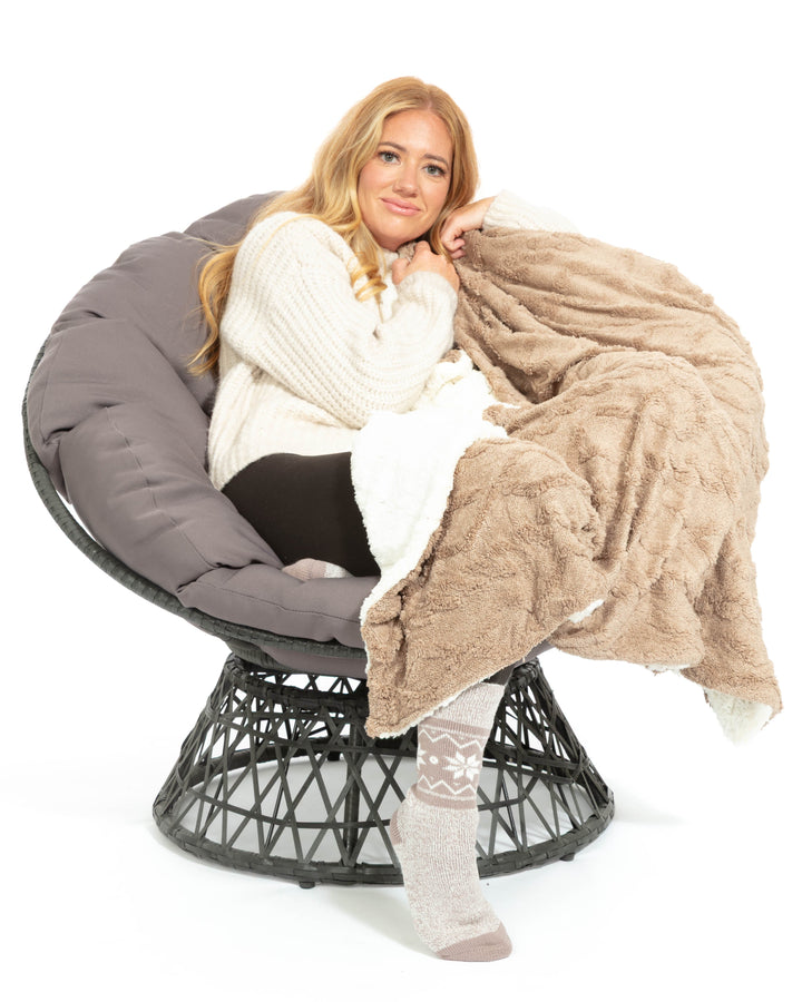 Walnut - Sherpa Blanket