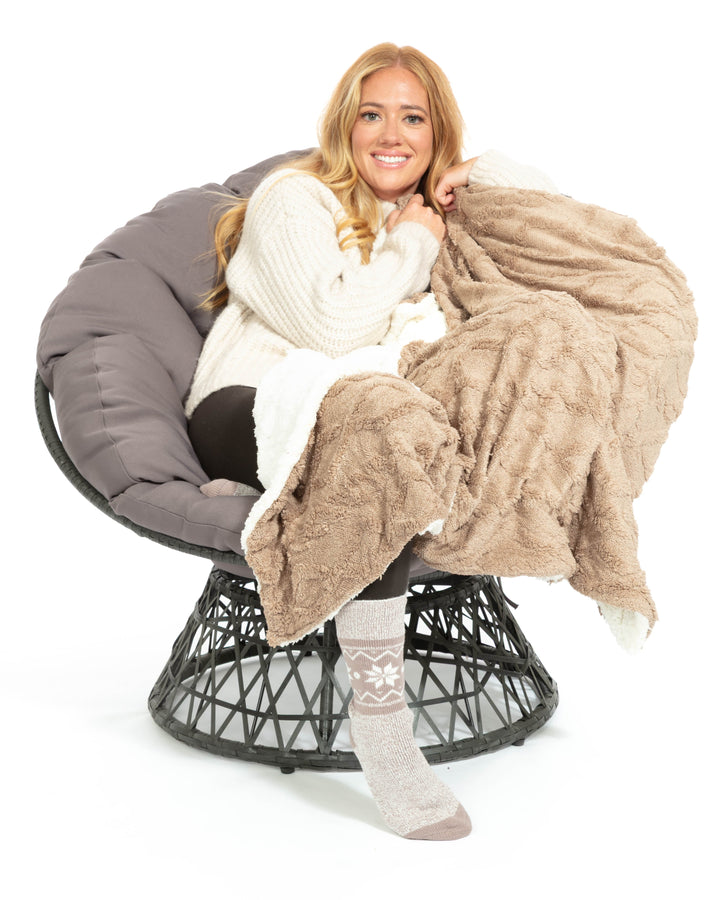 Walnut - Sherpa Blanket