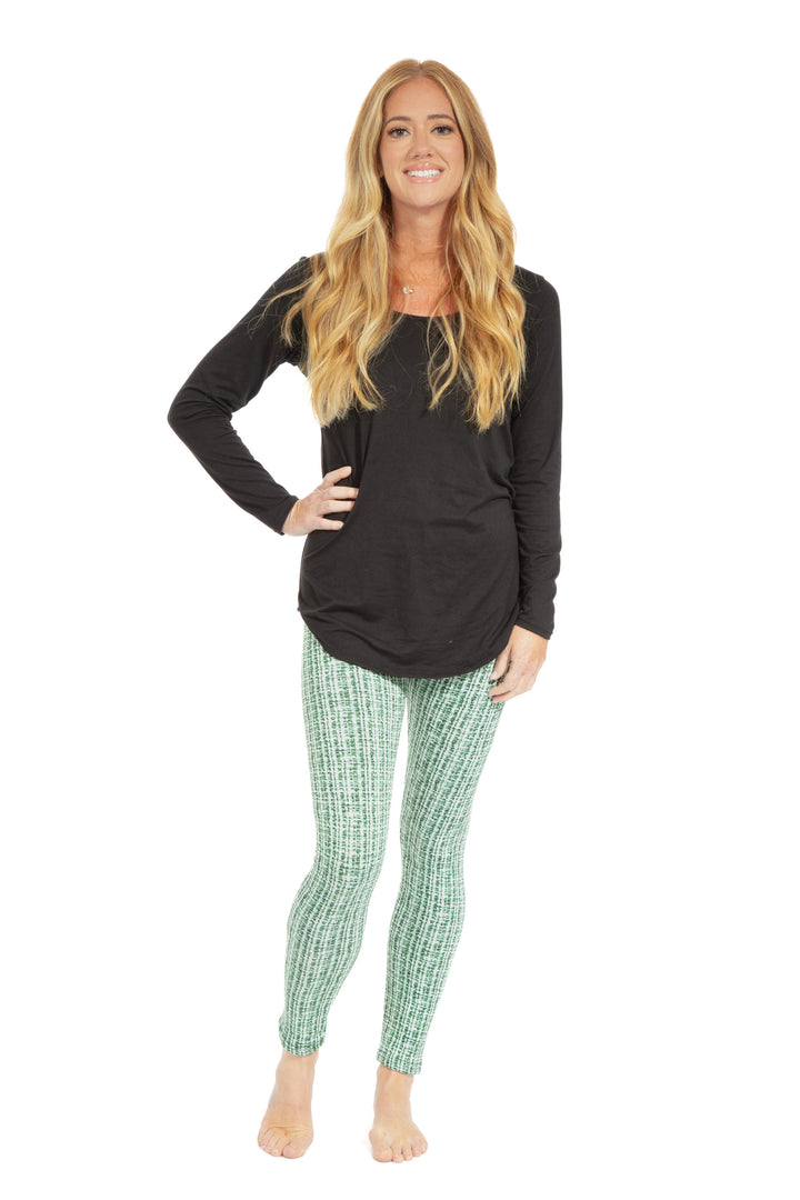 Green Design - Cozy Lined Leggings