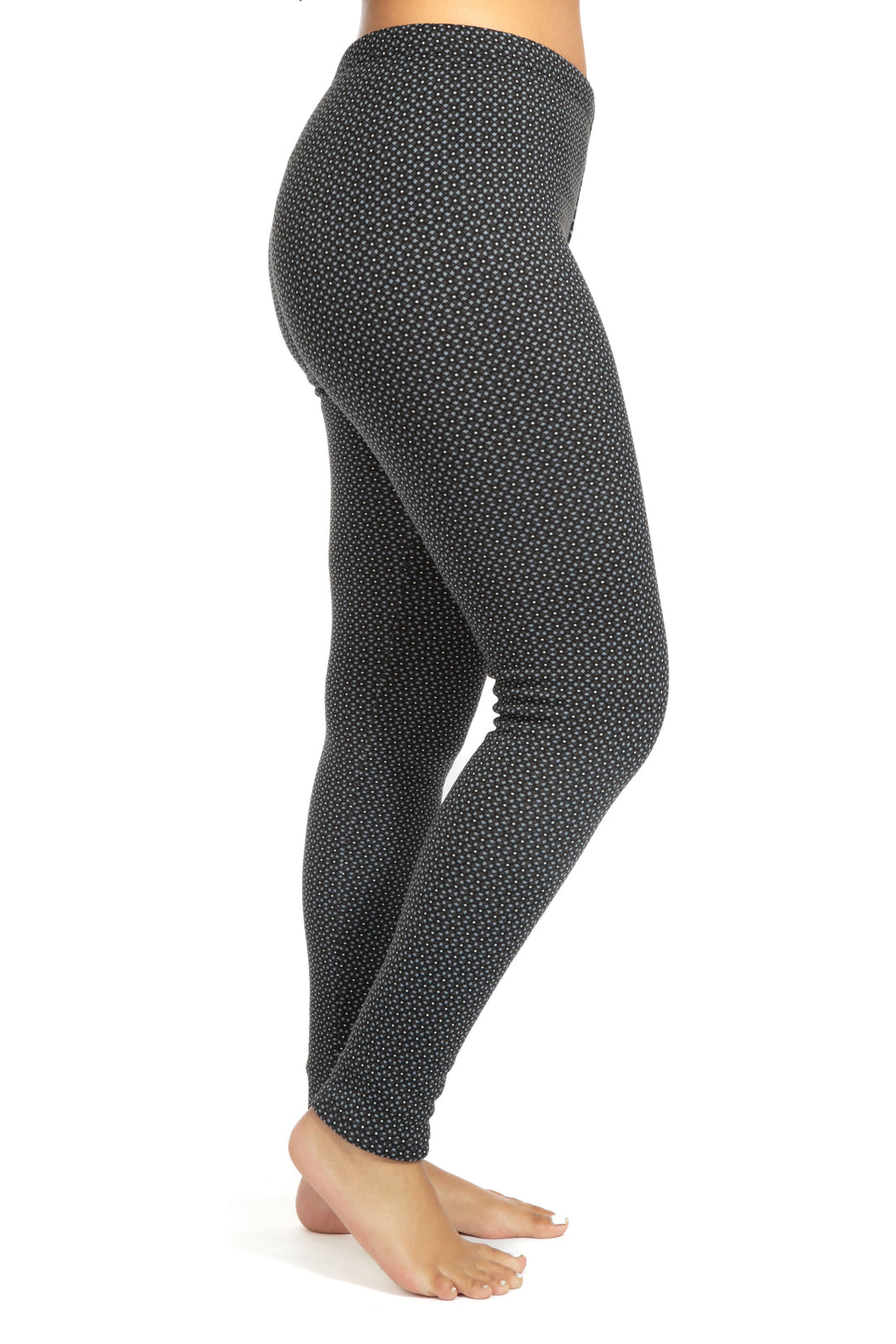 Tiny Squares - Cozy Lined Leggings