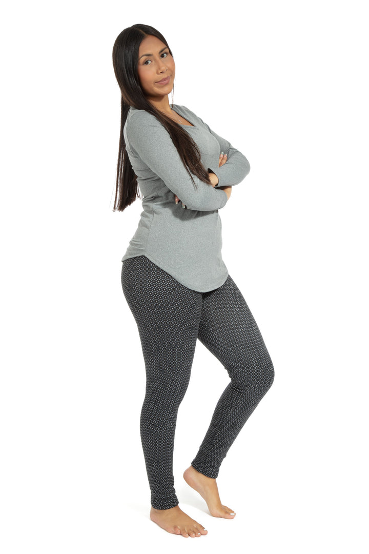 Tiny Squares - Cozy Lined Leggings