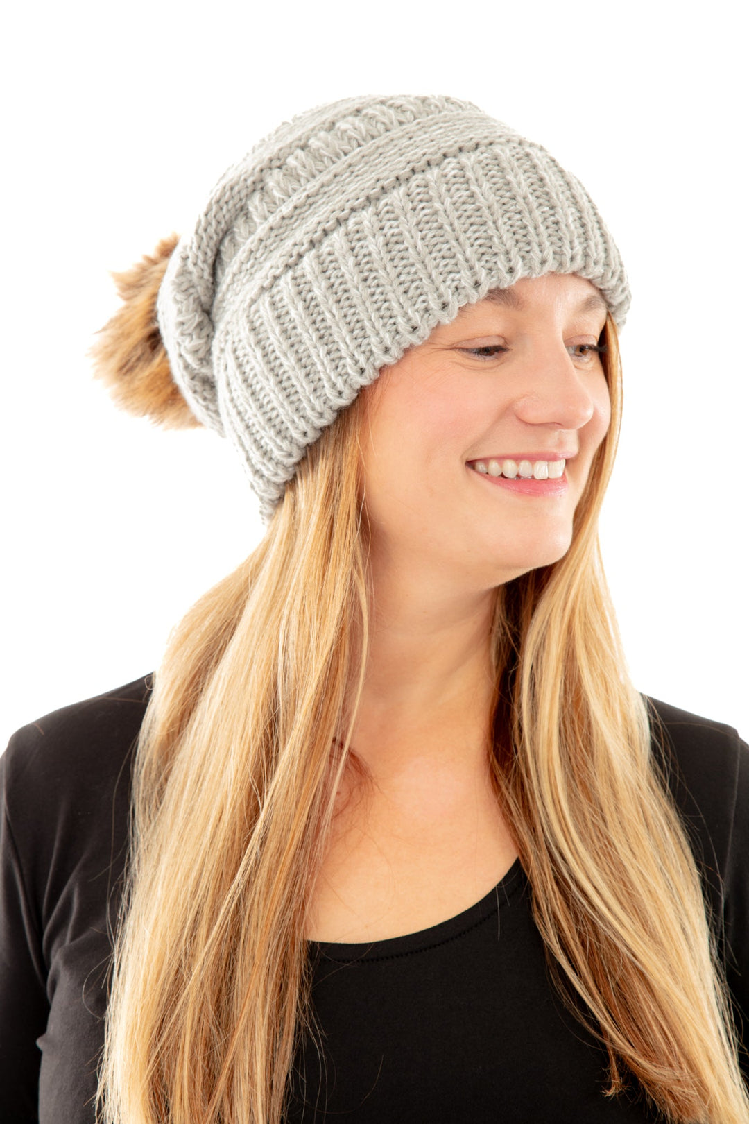 Grey - Cozy Slouchy Beanie