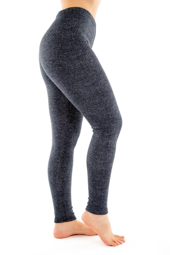 Blue Lines - Cozy Lined Leggings