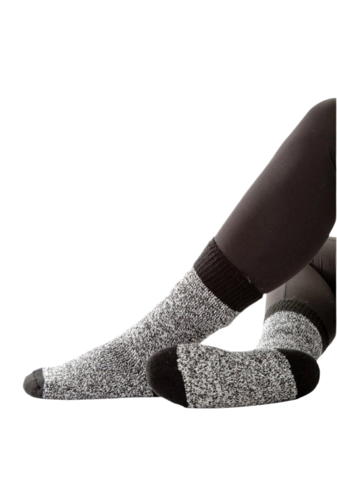 Black & Grey Marbled - Thermal Socks