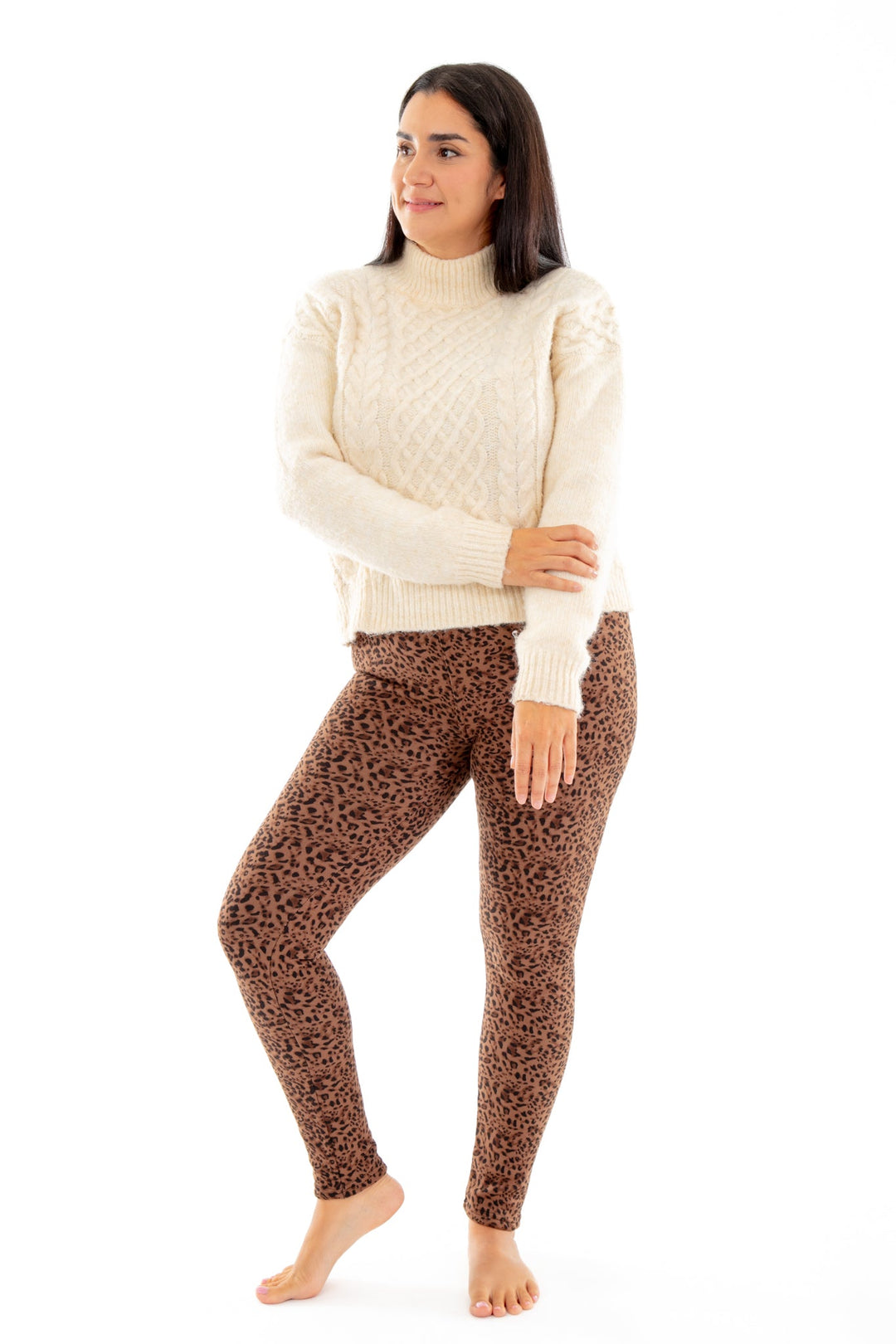 Brown Cheetah - Cozy Lined