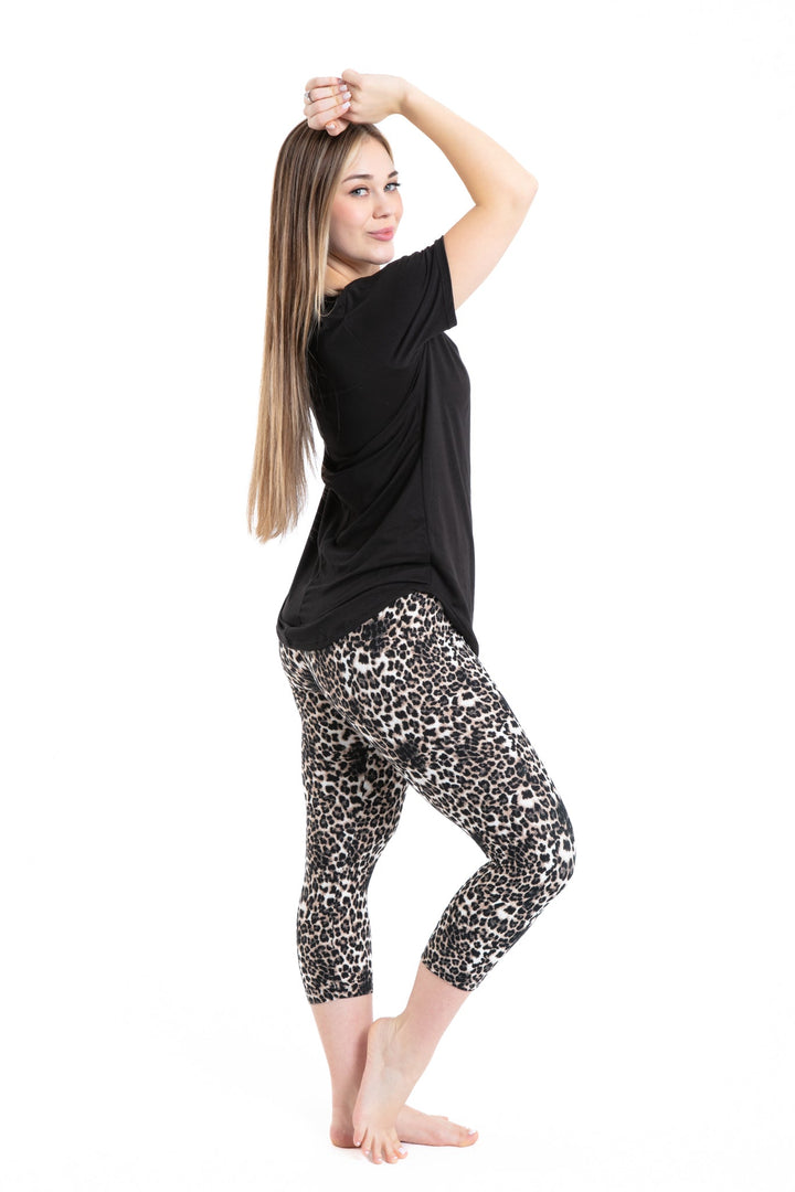 Wild Leopard - Capris