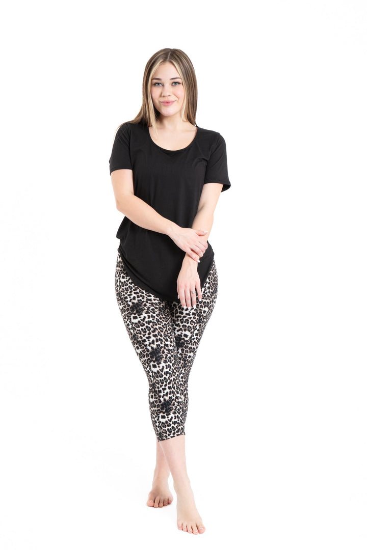 Wild Leopard - Capris