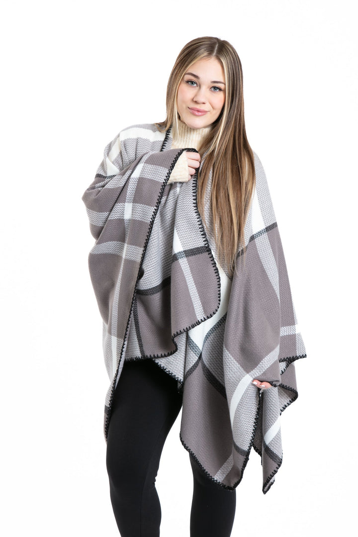 Dominique - Poncho Scarf