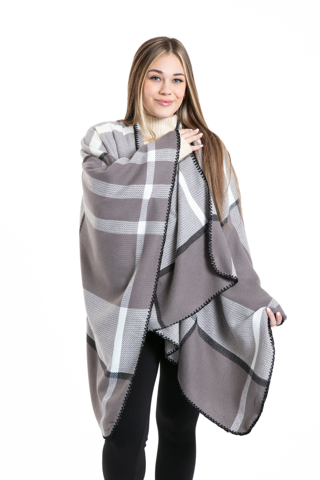 Dominique - Poncho Scarf