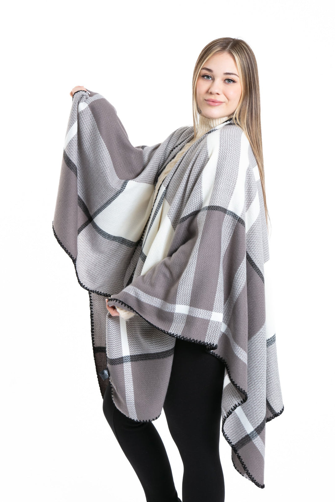 Dominique - Poncho Scarf