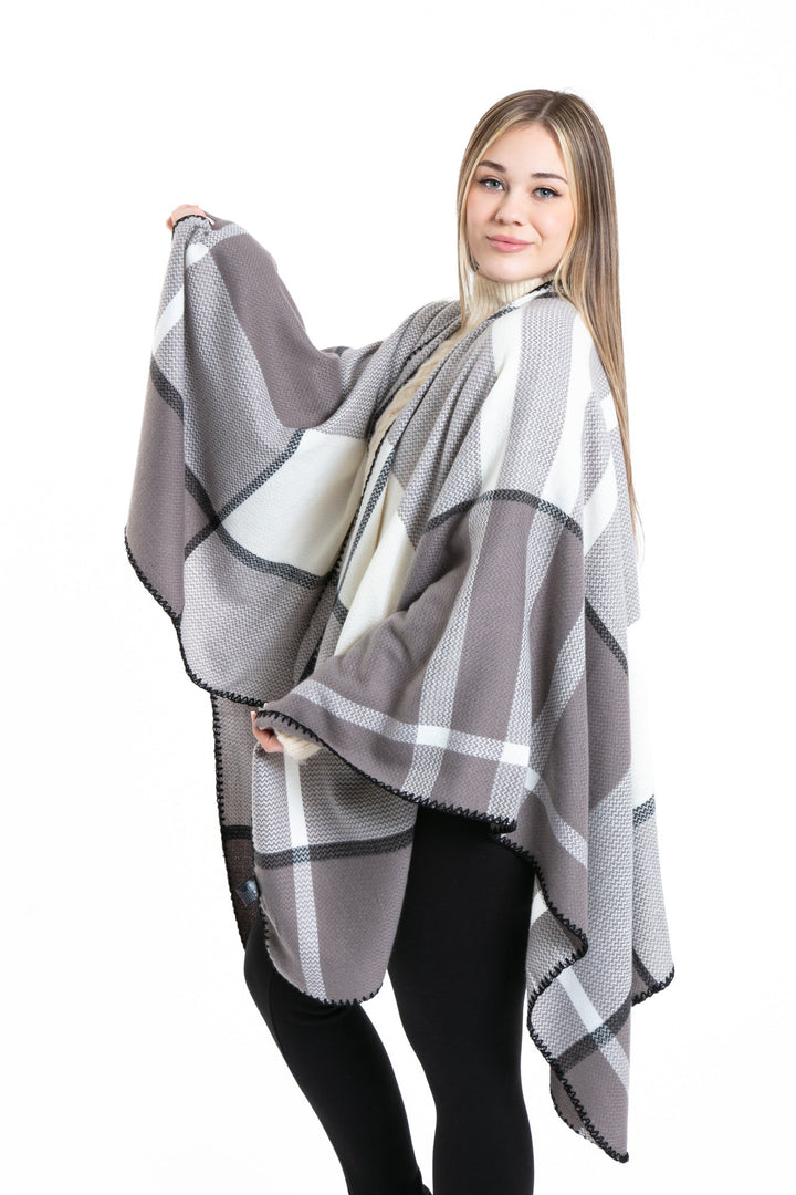 Dominique - Poncho Scarf