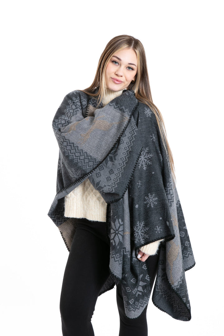 Clarisa - Poncho Scarf