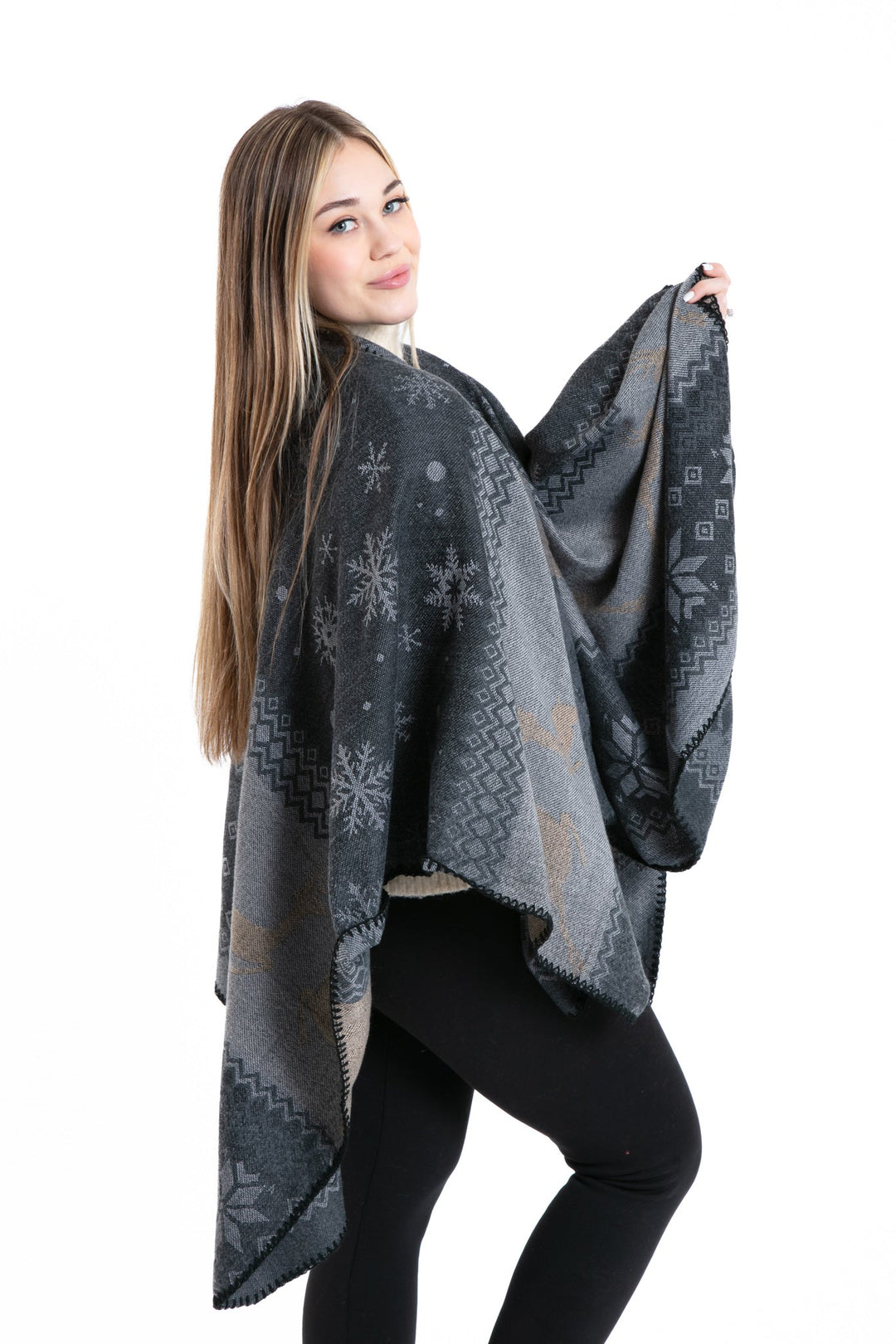 Clarisa - Poncho Scarf