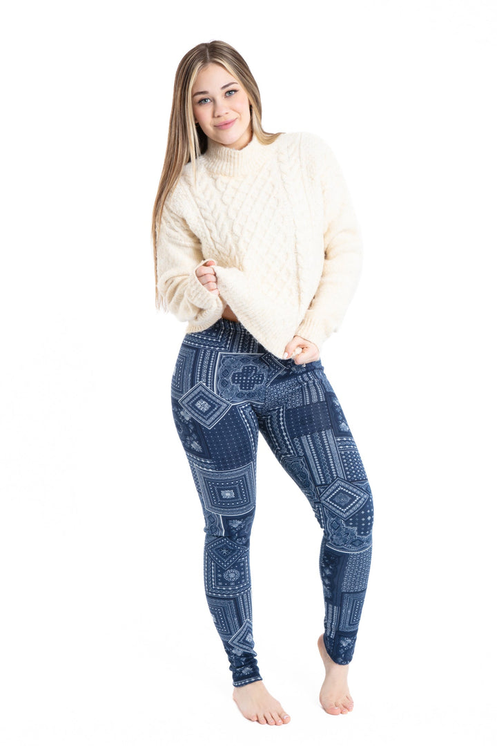 Patterns In Blue - Cozy Lined