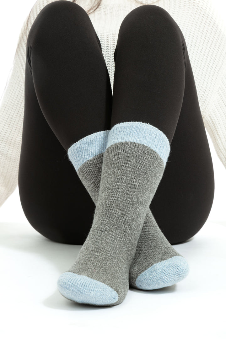 Grey & Blue - Thermal Socks
