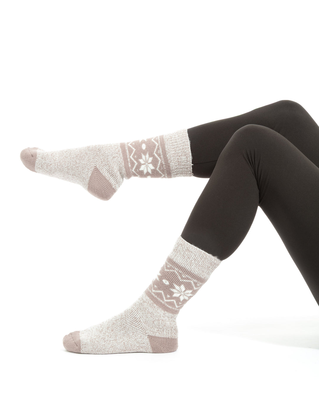 Walnut & Beige - Thermal Socks