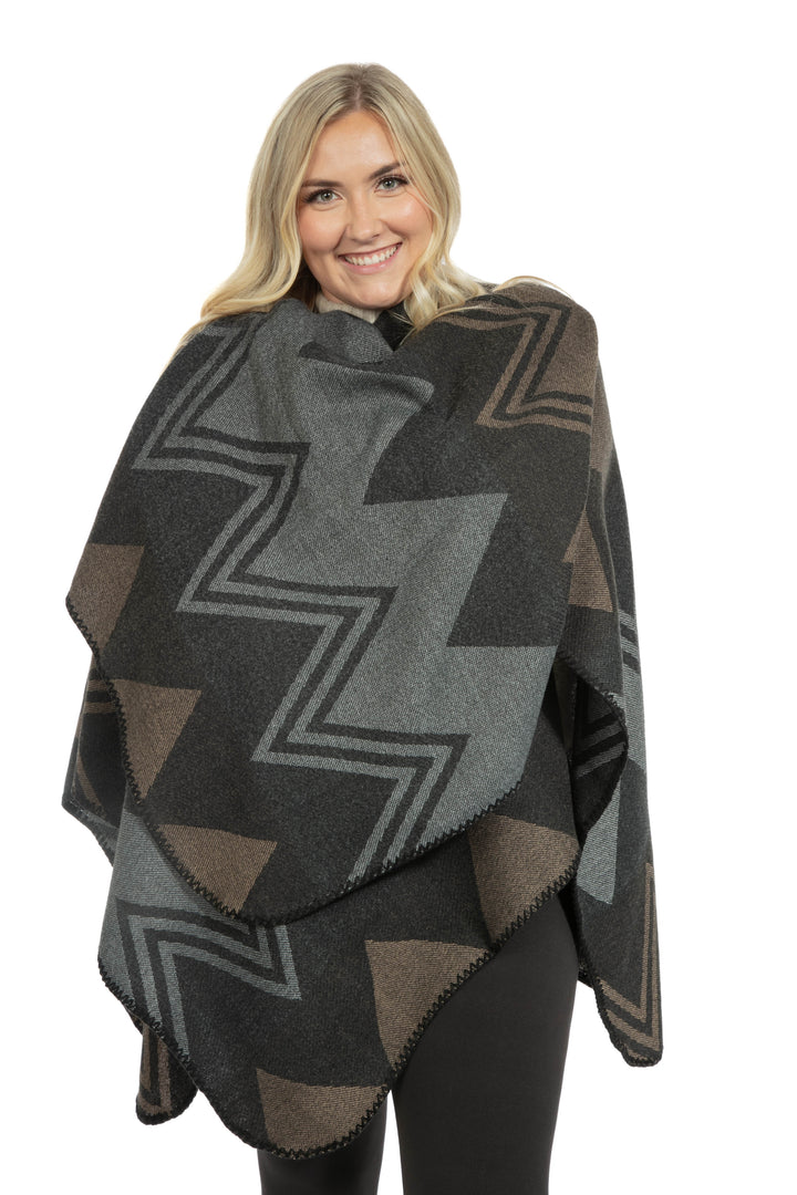 Priscila - Poncho Scarf