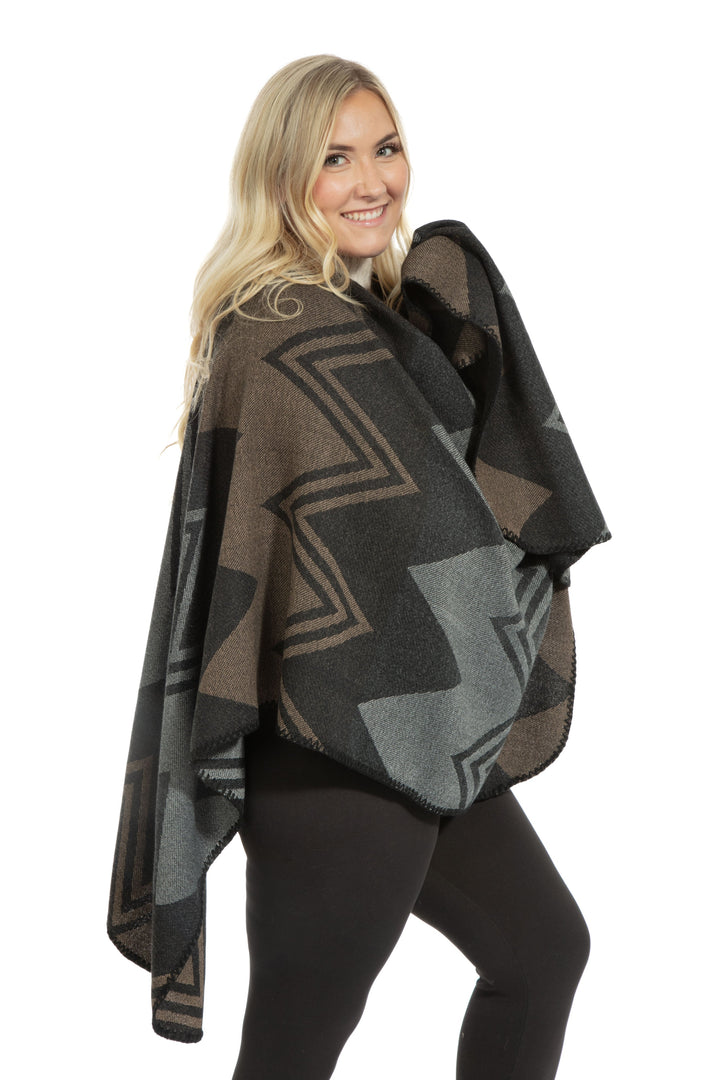 Priscila - Poncho Scarf
