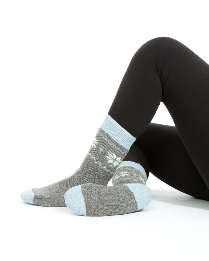 Grey & Blue - Thermal Socks