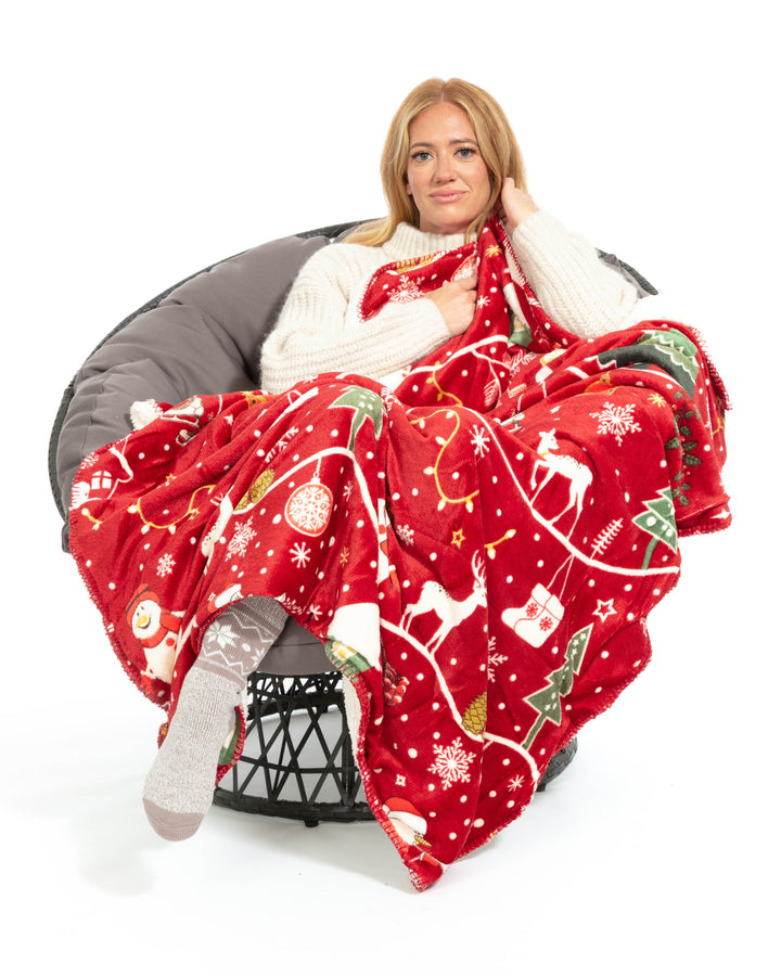 Merry Xmas - Sherpa Blanket