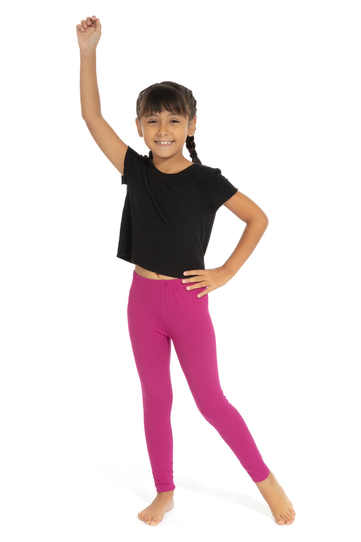 Magenta Kid's - All Season Leggings
