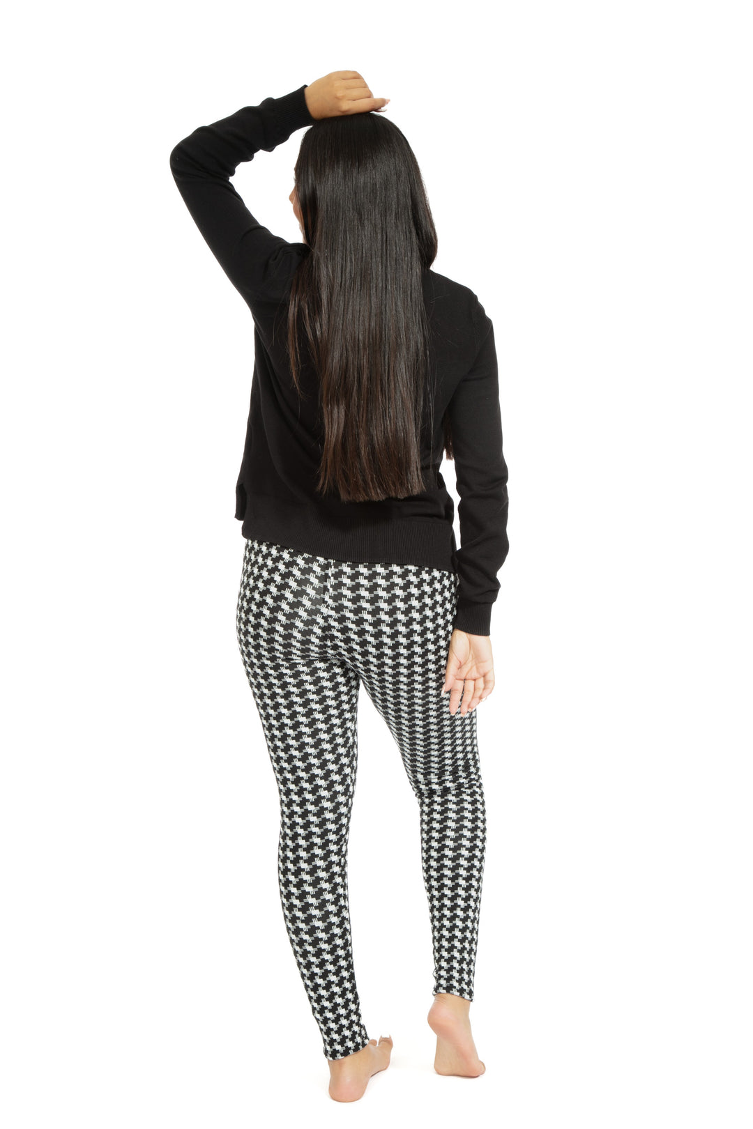 Black Xcross - Cozy Lined Leggings
