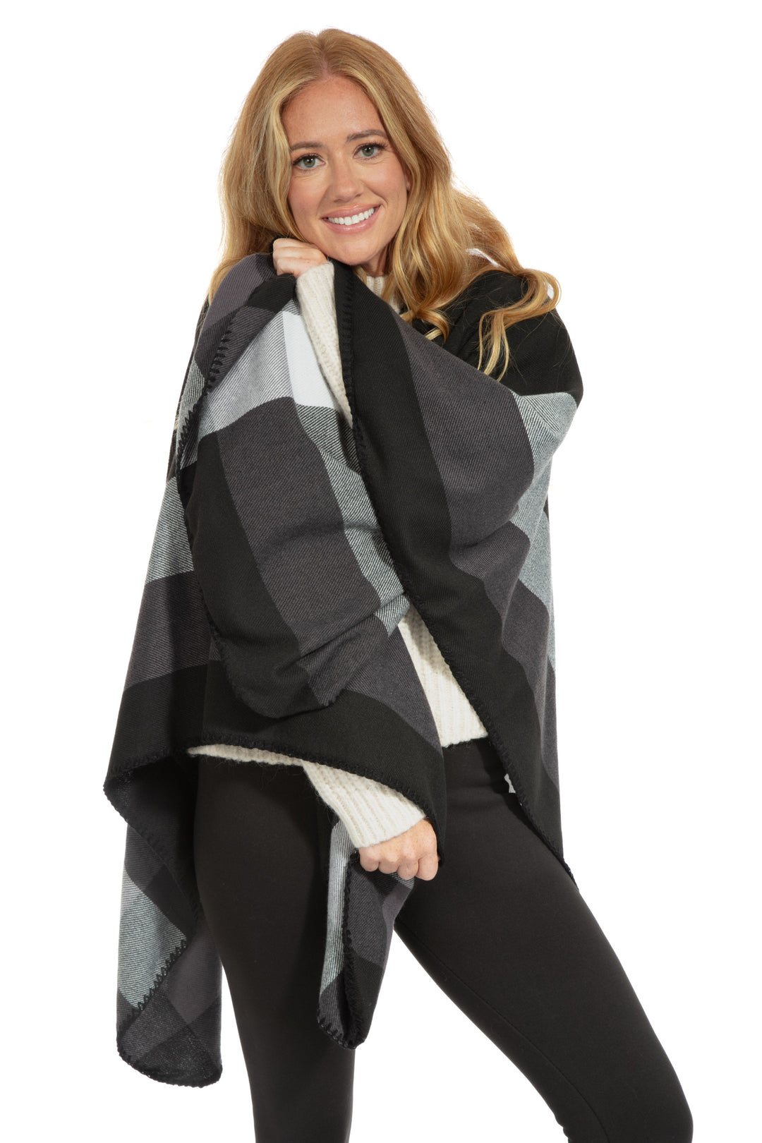 Glenys - Poncho Scarf