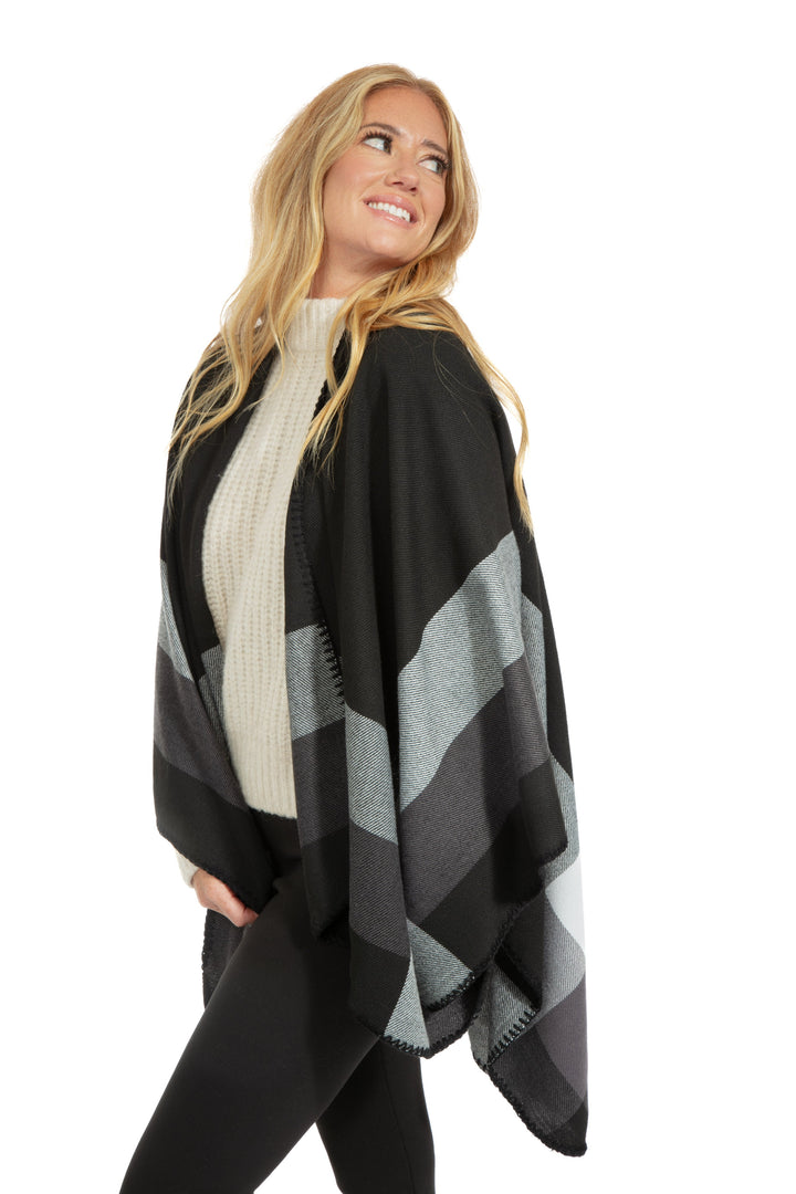 Glenys - Poncho Scarf