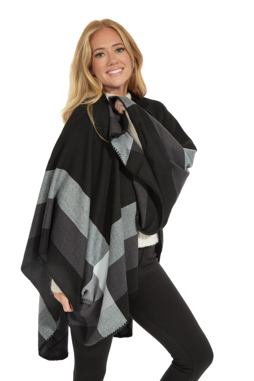 Glenys - Poncho Scarf