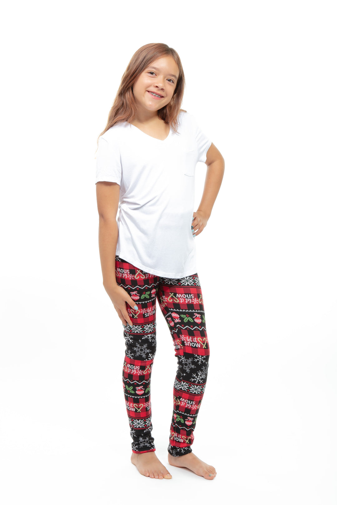 Xmas Plaid Kid's - Cozy Lined